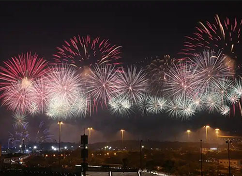 肥西县焰火晚会